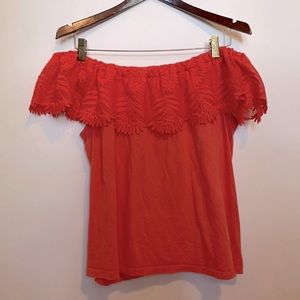 Off the shoulder tank